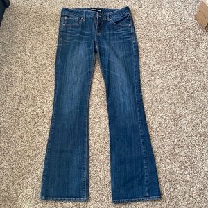 Low rise boot cute jeans